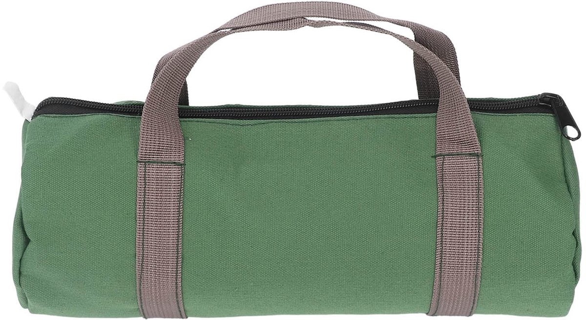 Dailygoods- Gereedschapstas Zware Canvas - Draagbare Handtas - Brede Opening - Multifunctioneel - Duurzaam - Grotere Capaciteit - Snelle Ritssluiting - Gereedschapkoffer
