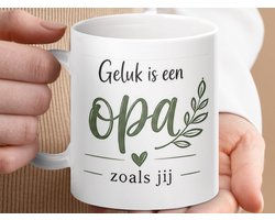 Mok Geluk is een Opa zoals jij | Uniek Cadeau voor Opa | Vaderdag Mok | Opa Dag Geschenk | Gepersonaliseerde Opa Mok | Warme Drank Mok