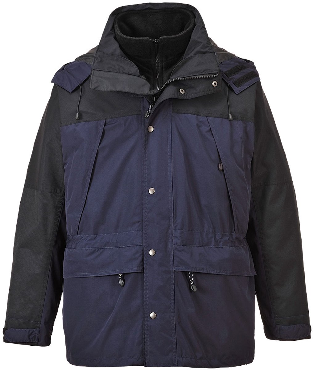 Portwest Orkney 3-in-1 ademend jack S532 Marine Blauw