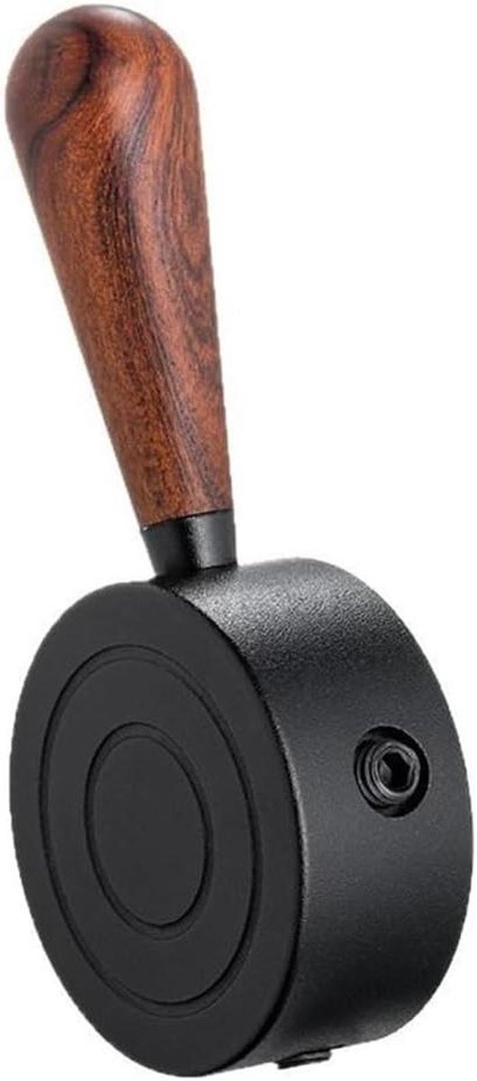 Koffiezetapparaat Hendel - Stoomhendel Vervanging - Koffie Maken - Verdikt Aluminium Hout - 9.6 cm - Zwart