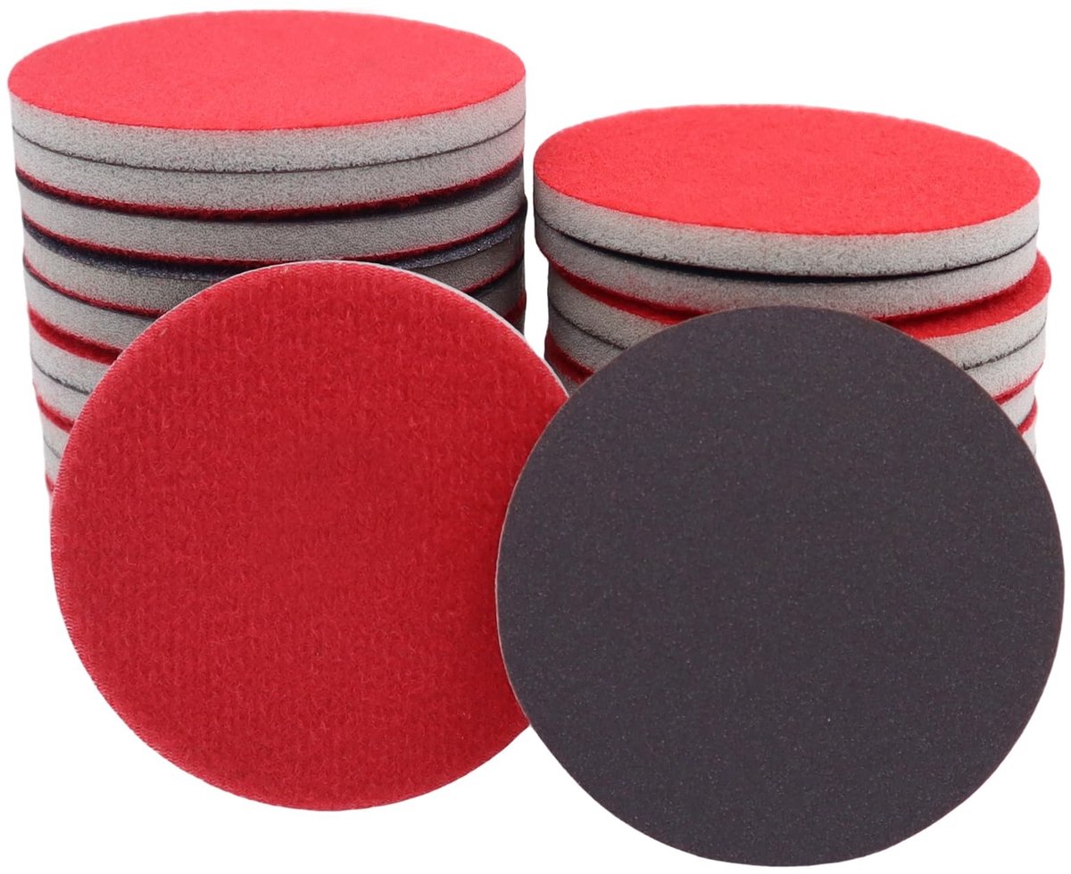 Dailygoods- Schuurspons 30 Stuks - Korrel P600 - Schuurspons voor Bouwmodel - Handwerk - Metaal - Hout - Comfortabele Grip - Schuurpad