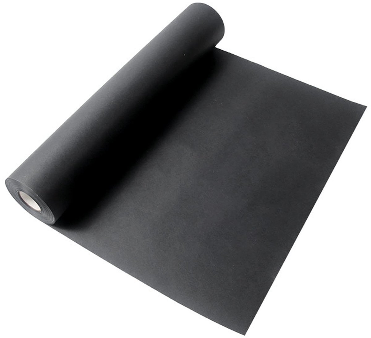 Dailygoods- Kraftpapierrol 44 cm x 10 m - Zwart Kraftpapier - Verpakken - Knutselen - Muurkunst - Vloerbedekking - Inpakpapier