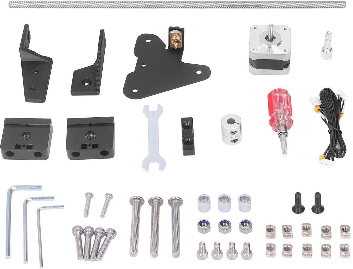 Dailygoods- Z-as Upgrade Kit - 3D Printer Upgrade - Schroef Stappenmotor - Schroefmodule Kit - Compatibel met Ender 3/Pro/V2 - Eenvoudige installatie
