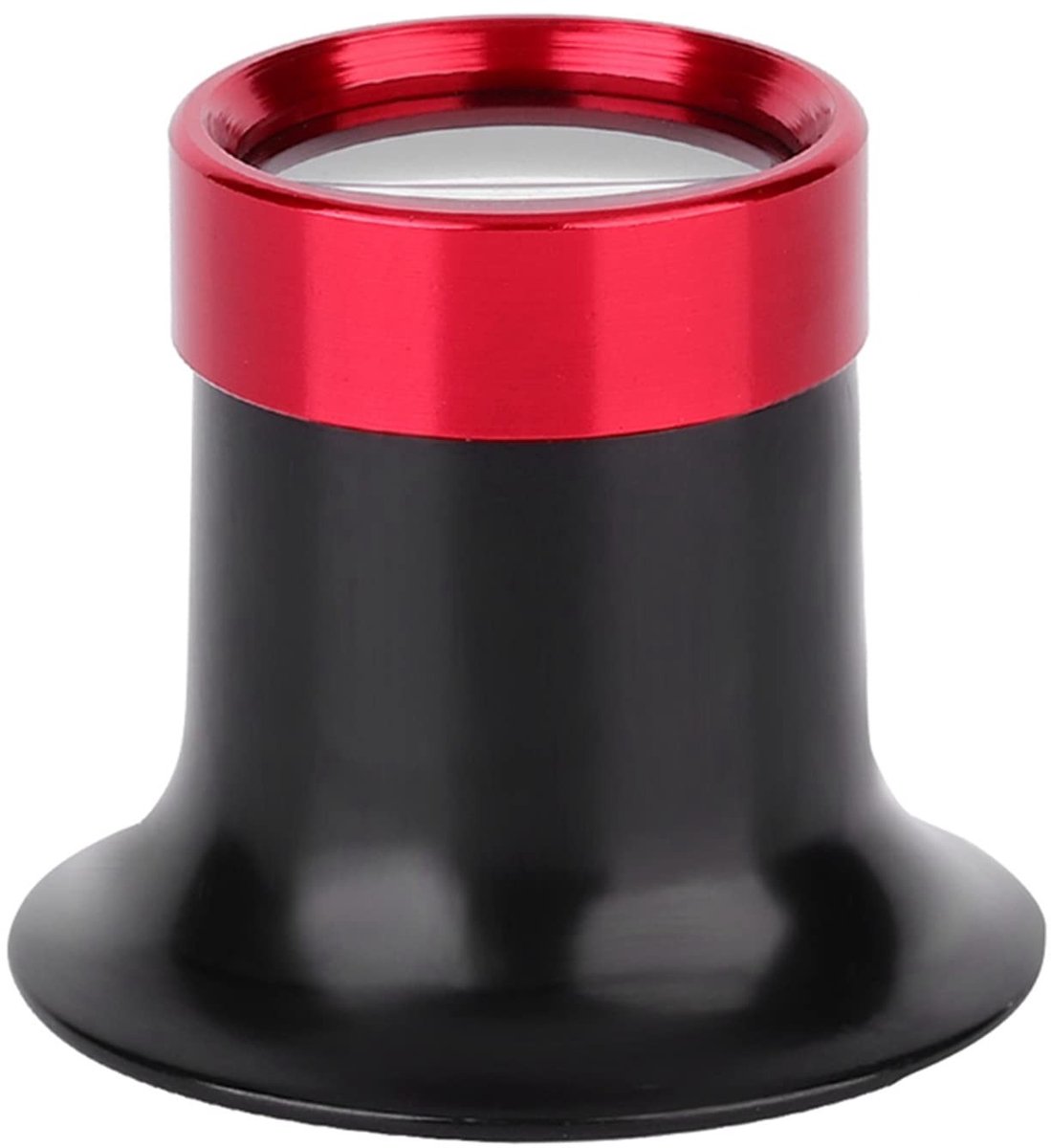 Dailygoods- Vergrootglas 10X - Aluminium - Lichtgewicht - Horlogemaker - Juwelier - Eenvoudig te bedienen - Loep