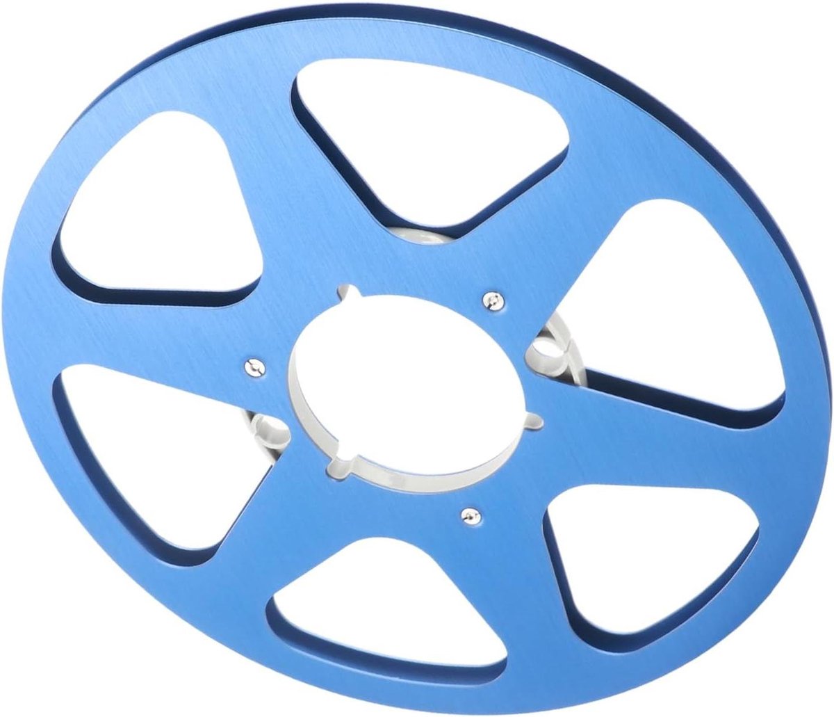 Lege Tapespoel - Aluminium Spoel - Tape Archivering - Precisie Pasvorm - 105 Inch - Blauw