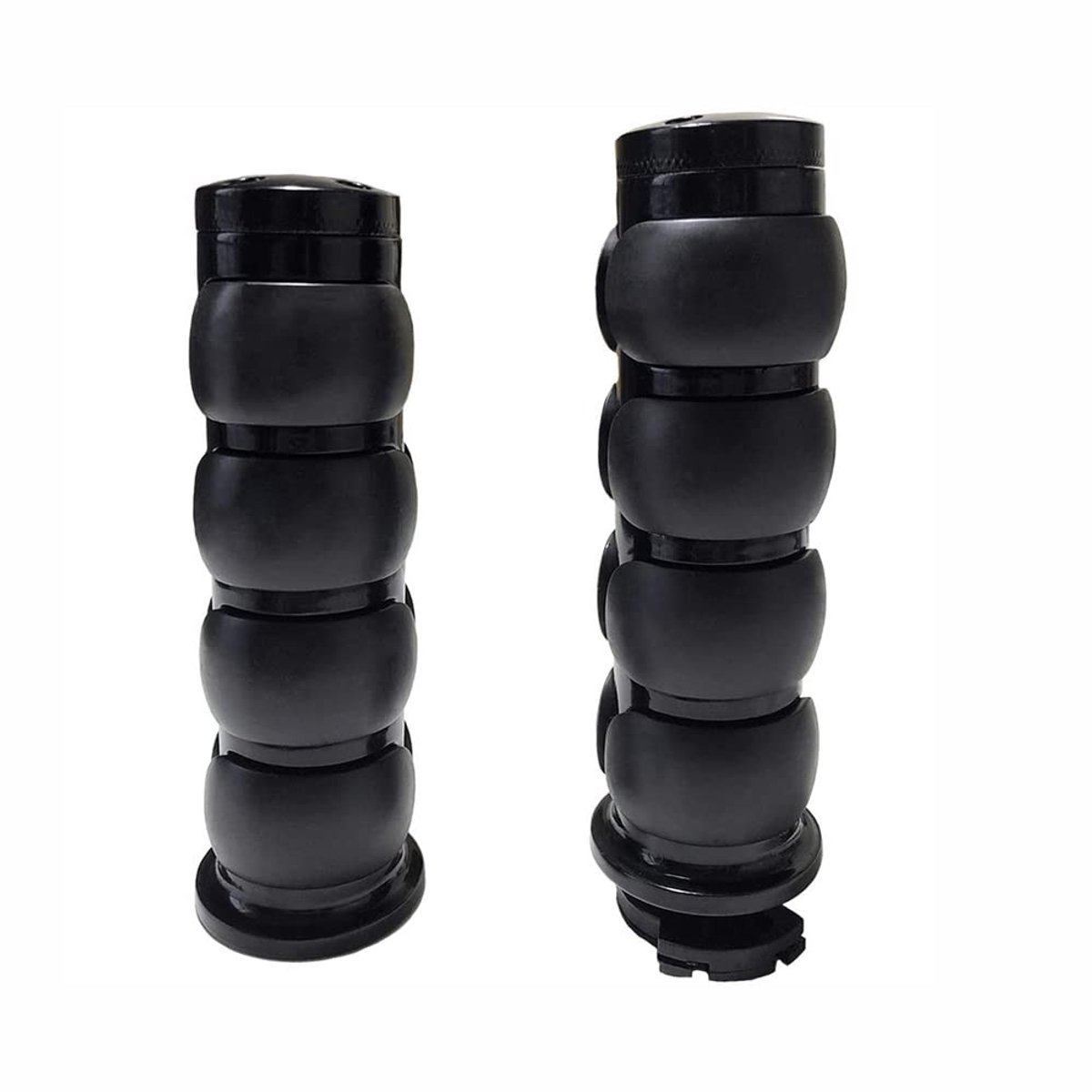 Dailygoods- Handgrepen Motorfiets - Rubber - Zwart - 7/8 inch (22 mm) - Ergonomisch - Duurzaam - Motorhandgrepen