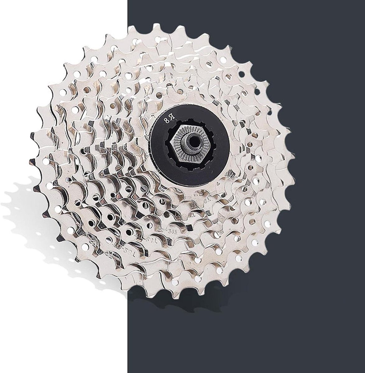 Fiets Vliegwiel - 8 Speed Cassette - Outdoor Fietsen - Roestbestendig Staal - 12-32 T - Zilver