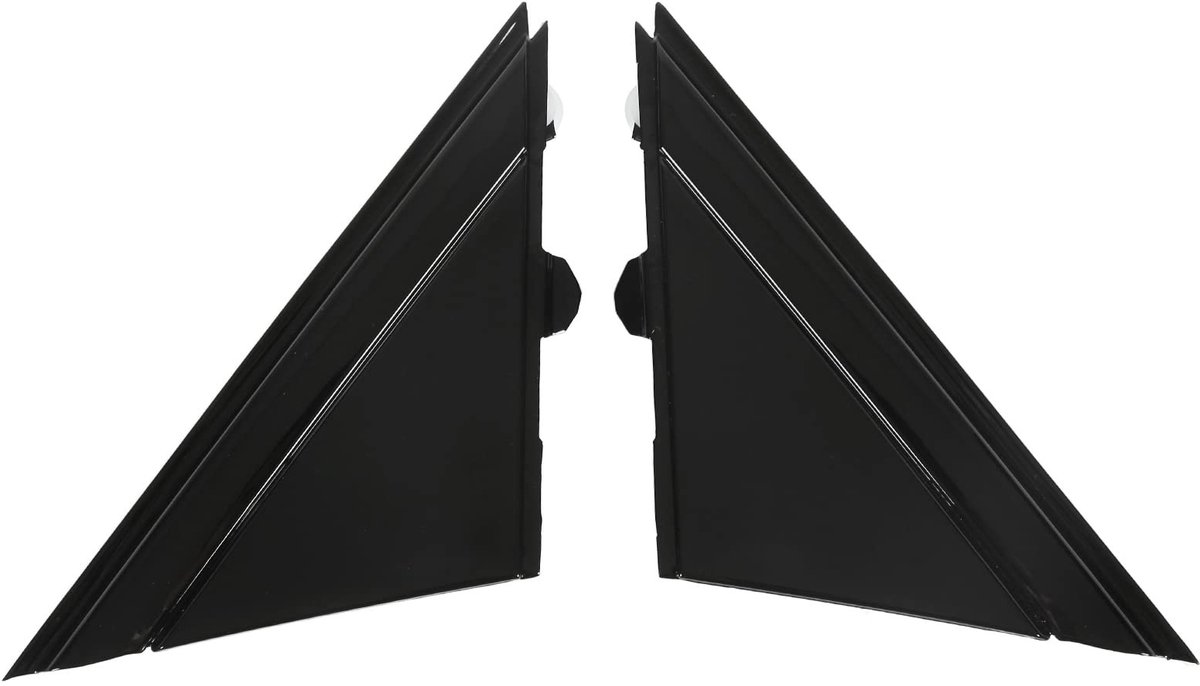 Dailygoods- Spiegelcover 2 Stuks - Buitenspiegel Vlaggenafdekking - Compatibel met 500 2012-2017 - Eenvoudige Installatie - ABS-Kunststof - OE-Nummer 1SH17KX7AA - Buitenspiegelcover