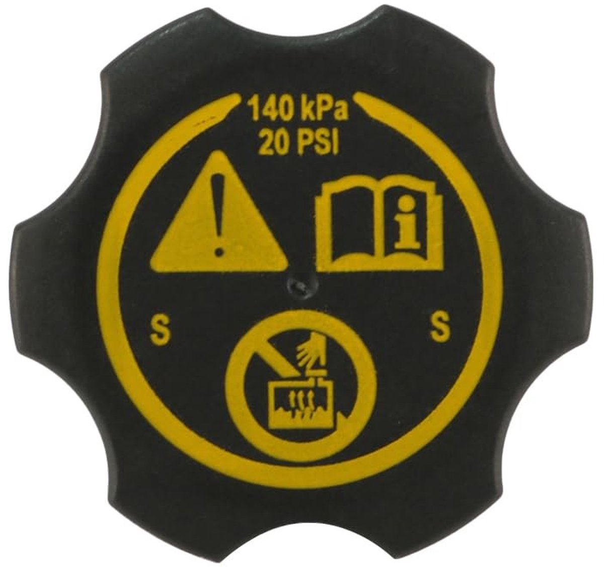 Dailygoods- Expansietankdop Efficiënte Drukregeling - Radiator Dop - Koelvloeistoftank Deksel - Lekvrije Afdichting - Voertuigkoelsystemen - Betrouwbaar Afdichtingsmechanisme - Radiatordop
