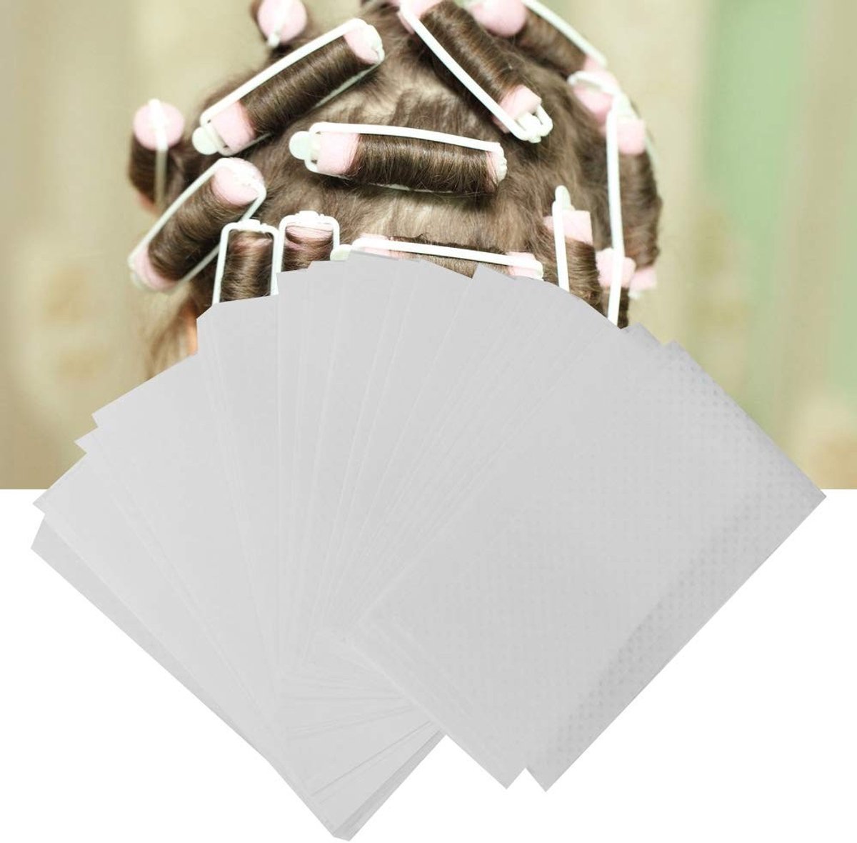 Dailygoods- Krulpapier 500 Stuks - Professioneel Permanent Papier - Hygiënisch - Snelle Polymerisatie - Ideaal voor Kappers - Hoogwaardig Materiaal - Permanentpapier