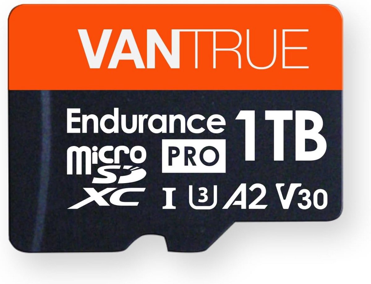 MicroSD geheugenkaart - Opslagkaart SD - Video opnemen - Snelle overdrachtssnelheden - 1TB - Zwart