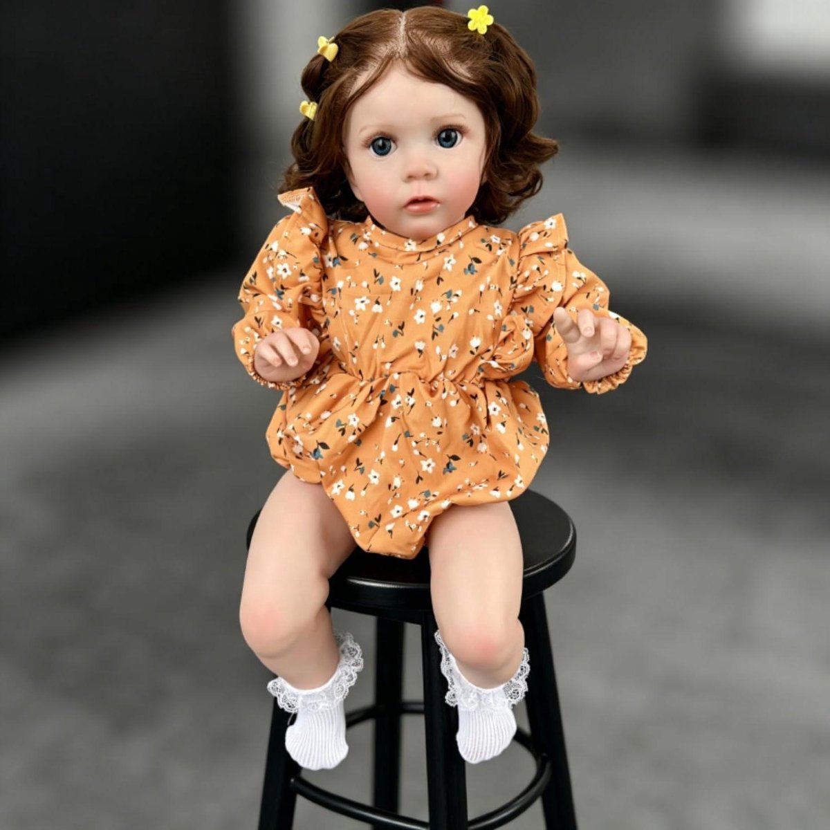 Lonian Reborn Baby Dolls siliconen meisjes 24inch levensechte baby 's realistische peuter die er echt uitziet Pasgeboren ogen