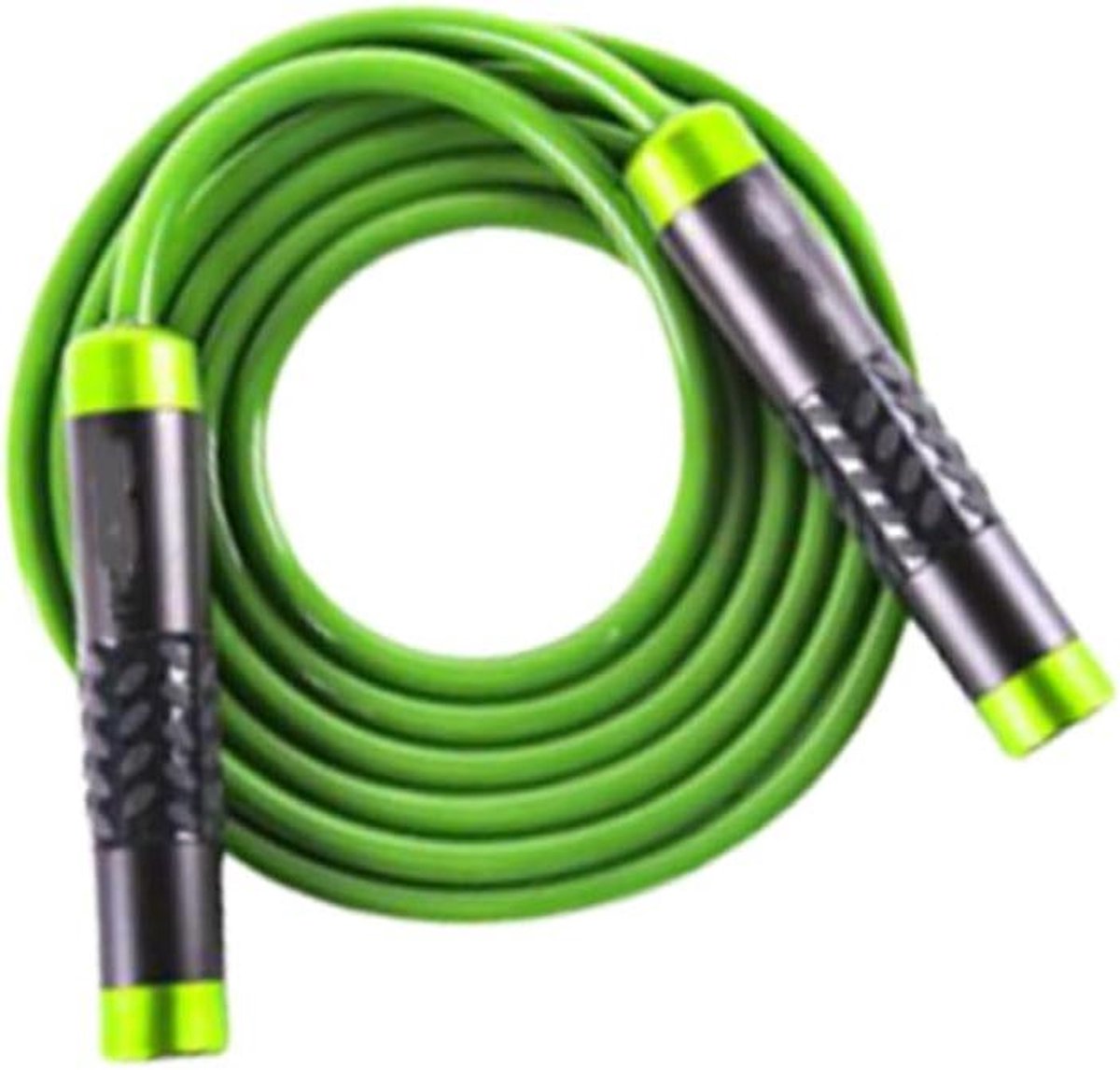 Springtouw Fitness - Touwtje Springen - Cardio Training - Kogellagersysteem - 300 cm - Groen