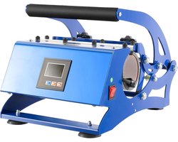 Mok Sublimatiepers - Hittepers Bekers - Gepersonaliseerde Cadeaus - 6-in-1 Maten - 8-30 oz - Blauw Zwart