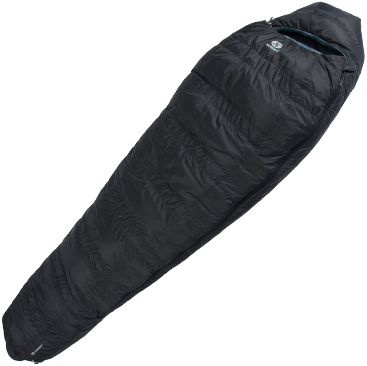 SirJoseph mummyslaapzak Erratic Plus III 850 - 200 cm - links - Donker Grijs