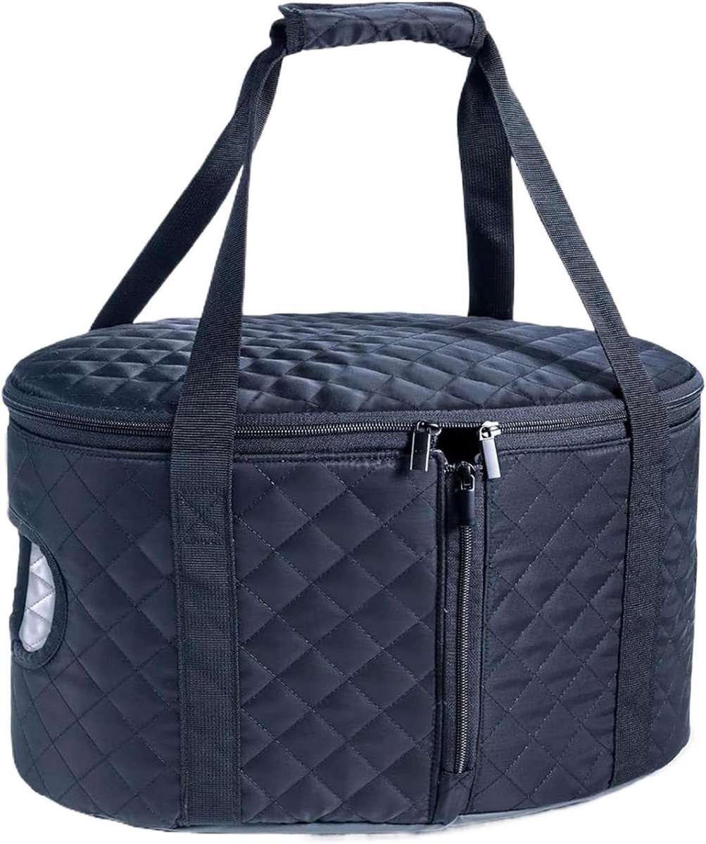 Slowcooker Tas - Kookpan Houder - Maaltijden Vervoeren - Geïsoleerde Voering - 43x28x6 cm - Enkel attribuut