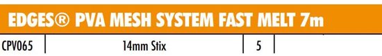 PVA Mesh System Fast Melt - 7M Edges Fox - PVA - PVA Karper - PVA Vissen - PVA Zakjes - PVA Karpervissen — afbeelding 2