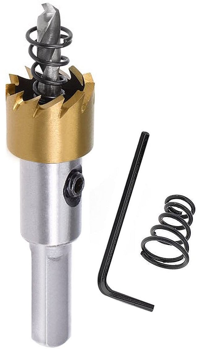 Dailygoods- Gatopener 19,5 mm - Hoge snelheid - Metalen Gatsnijder - Lange levensduur - Professionele kwaliteit - Openingdiepte 15 mm - Gatzaag