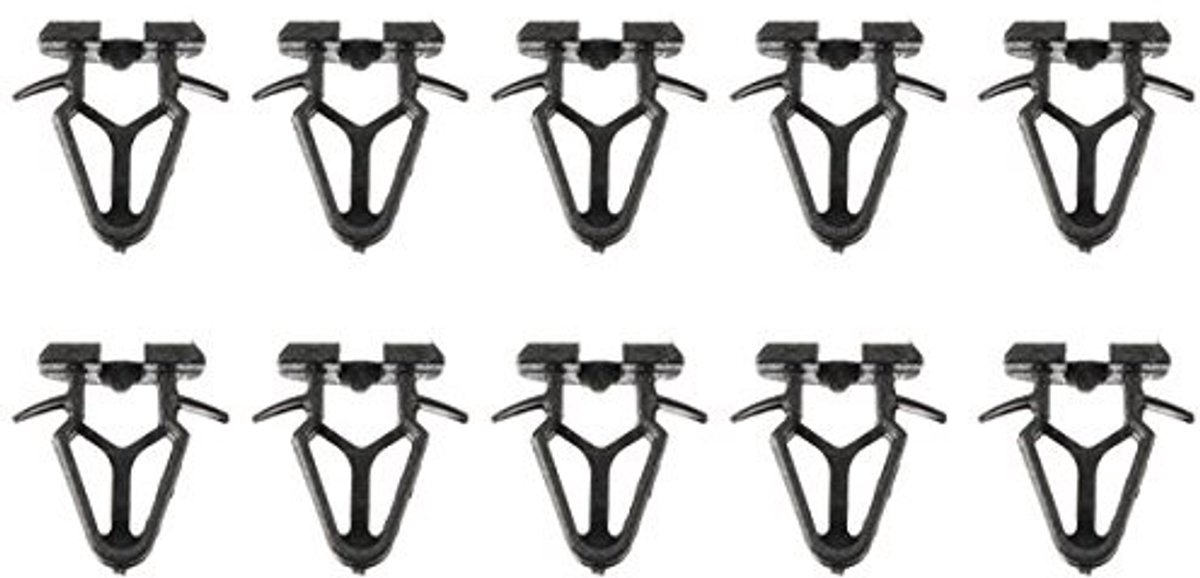 Dailygoods- Bevestigingsclips 10 stuks - Binnenbekleding - Achterklep/kofferbak - Volvo S40/S70/V40/V70/850 - Diverse modellen - Controleer foto - Paneelclips