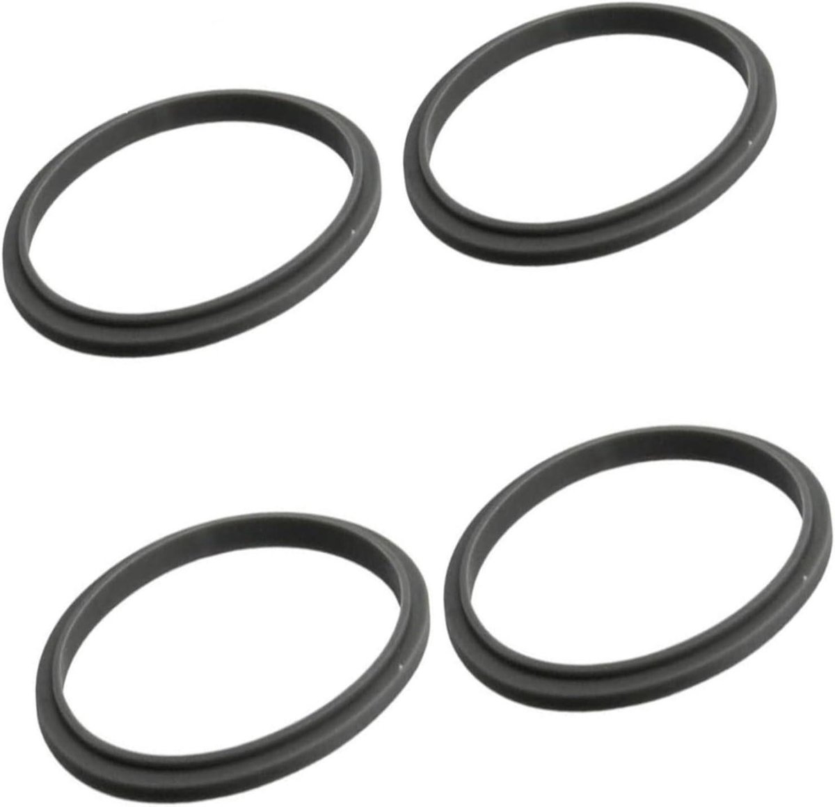 Blender Pakkingen - Afdichtringen Siliconen - Blender Reparatie - Met Lip - 4 Stuks - Transparant