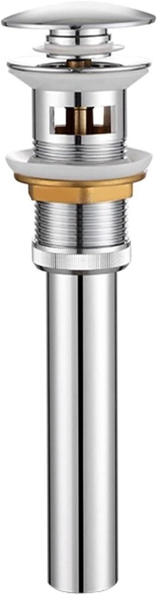 Gootsteenstop - Afvoerstop Pop-up afvoer - Waterdicht Afsluiten - Ingebouwde Zeef - 1 1/4 inch - Chroom