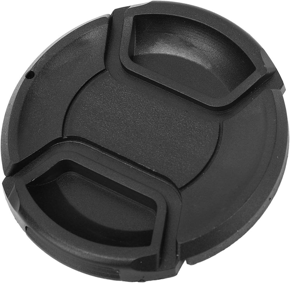 Universele Lensdop - Camera Beschermer - Lens Beschermen - Midden Knijp Ontwerp - 8 x 8 x 1 cm - Zwart