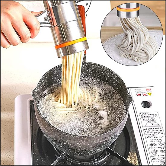 Pastamachine - Pastamaker - Spaghetti en Lasagne Machine - Pastadeeg van Merkloos — afbeelding 2