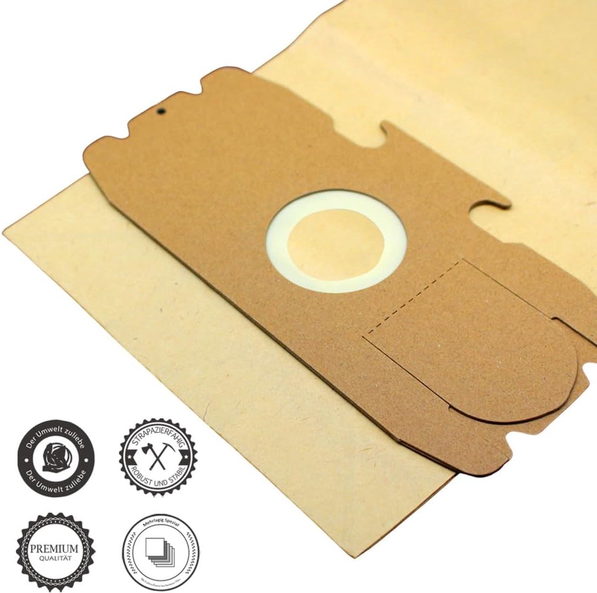 Stofzuigerzakken - Stofzakken - Schoon Huis - Meerlagig Papier - 20 Stuks - Wit