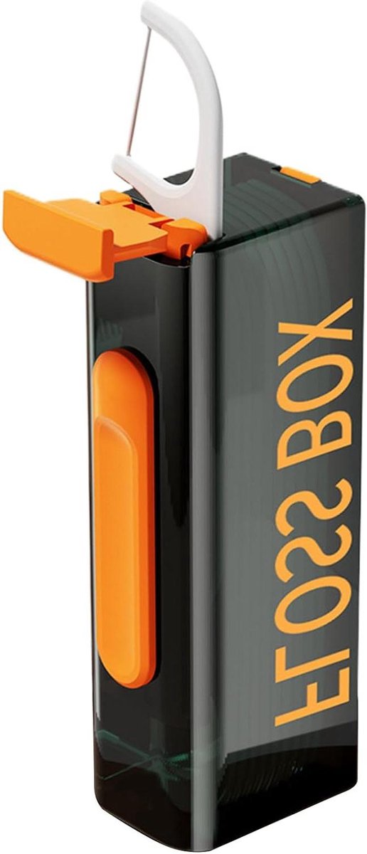 Houder Voor Flossdraad - Automatische Dispenser - Mondhygiëne - Uniek -stijl Ontwerp - 335 Inch - Transparant