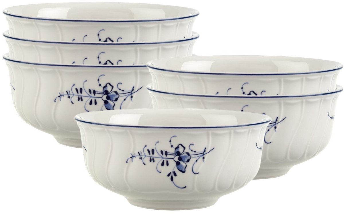 Dessertschalen Vieux Luxembourg ø 12,9 cm Set van 6
