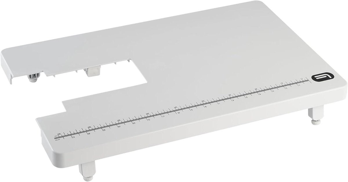 Naaimachine Uitbreidtafel - Inschuiftafel Naaimachine - Grote Projecten Naaien - In hoogte verstelbaar - 530 x 332 mm - Wit