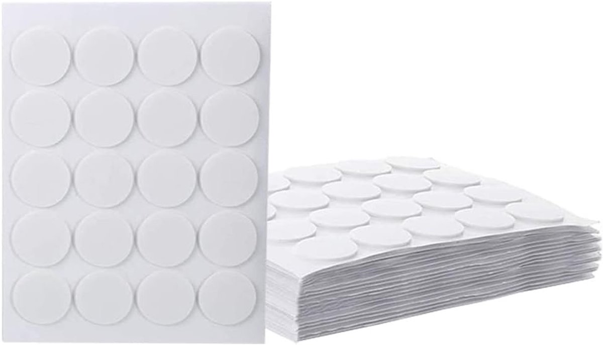 Wick stickers voor kaarsen - 400 stuks, hittebestendige stickers van schuimmateriaal voor handgemaakte kaarsen en aromatherapie, ideaal voor DIY projecten