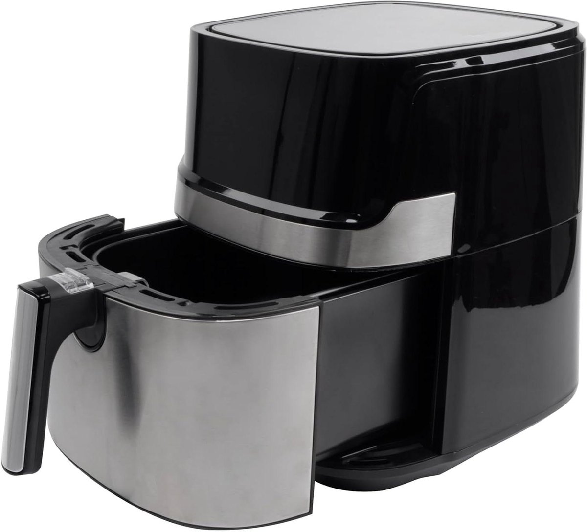Airfryer XXL - Heteluchtfriteuse - Gezond Frituren - 8 Programma's - 8 Liter - Zilver