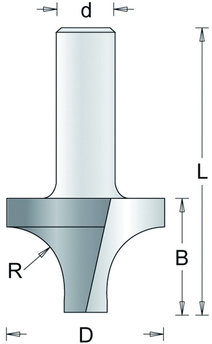 HM AFRONDFREES D=25.4 R=9.5
