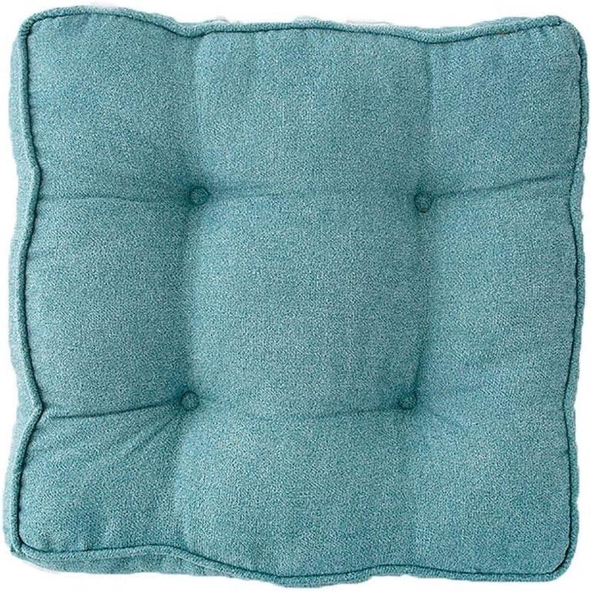 Zitkussen - Stoelkussen Booster - Comfortabel Zitten - Ademend Polyester - 50x50cm - Blauw