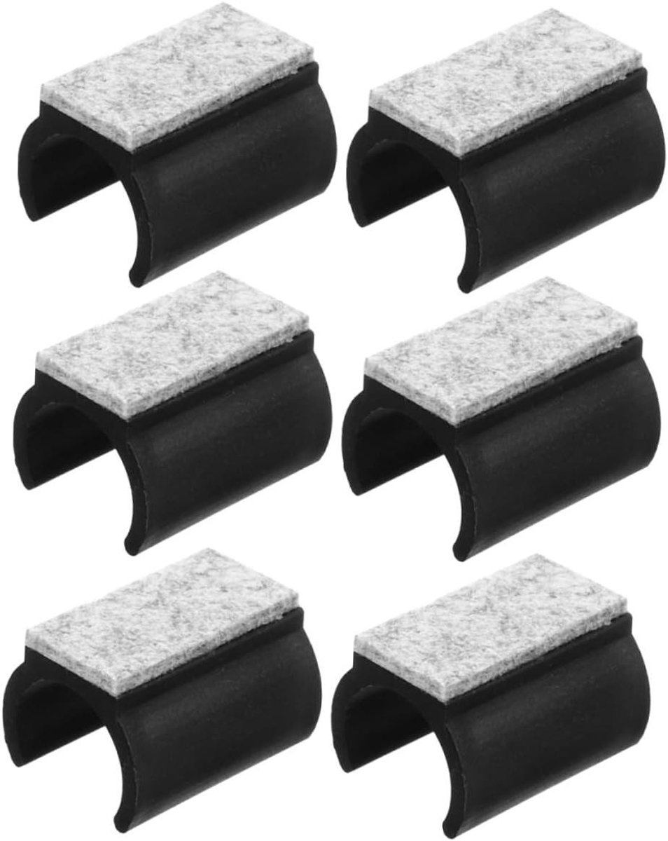 Meubelbeschermers - Stoelpootkussens Viltjes - Vloeren Beschermen - U-vormige Pasvorm - 25 mm Opening - Veelkleurig