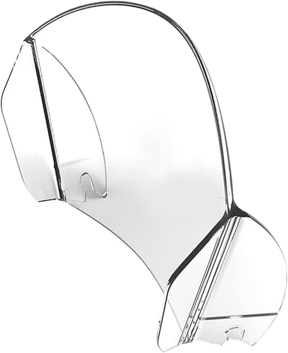 Mixer Deksel - Spatdeksel Kom - Schoon Maken - Universeel Ontwerp - 19 x 9.7 x 6 cm - Transparant