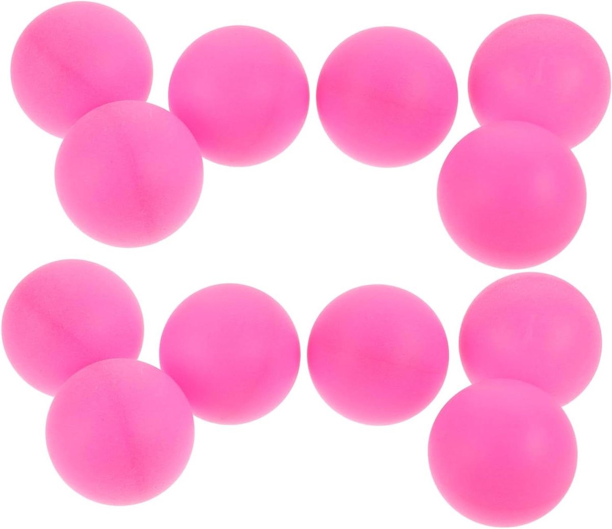 Tafeltennisballen - Feestballen Pongballen - Feestdecoratie Knutselen - Lichtgewicht PP Materiaal - 50 Stuks - Roze