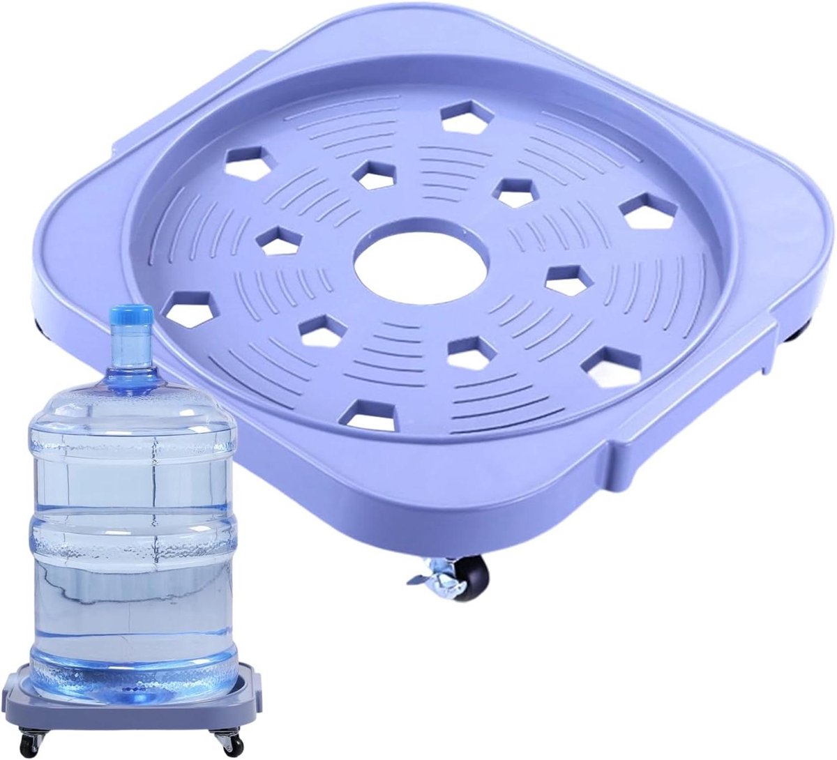 Emmer Trolley - Mobiele Kar - Auto Wassen - Anti-Slip Heavy Duty - 5 Gallon - Grijs