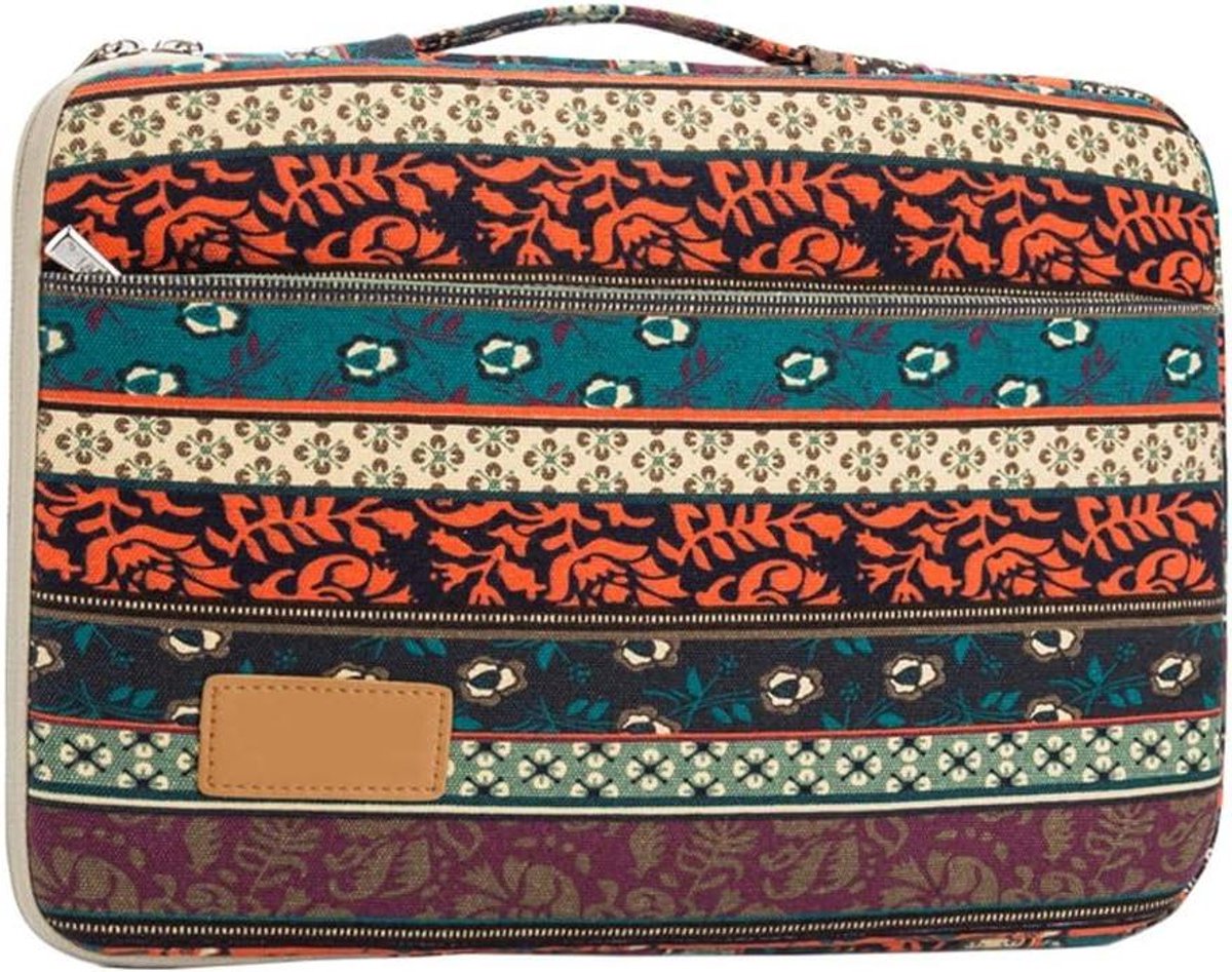 Laptop Tas - Laptoptas Sleeve - Veilig Vervoer - 360° Bescherming - 13-156 inch - Gestreept