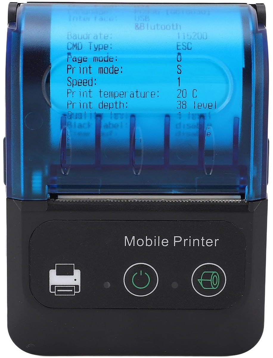 Dailygoody - OmGoods - Dailygoody - Thermische Labelprinter 2 Inch 80 Mm/s voor Thuis