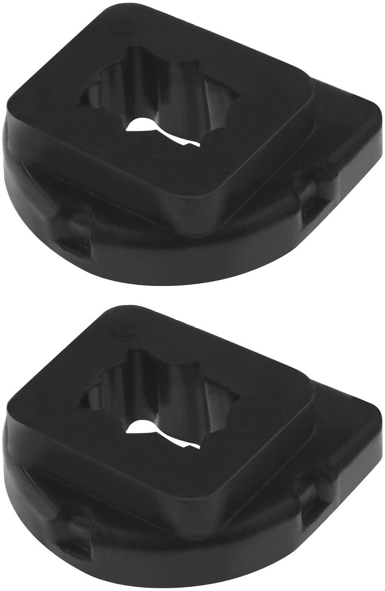 Dailygoody - Radiator Montagebus - Vervangingsset - Zwart - Geschikt voor Ford - 2 Stuks - Rubber Kussens