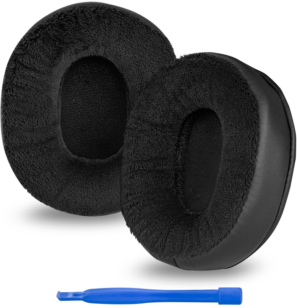 Dailygoody - Vervangende oorkussens - Oorkussens voor SteelSeries hoofdtelefoon - Extra dik voor optimaal comfort - Zwart - Hybride velours - Geschikt...