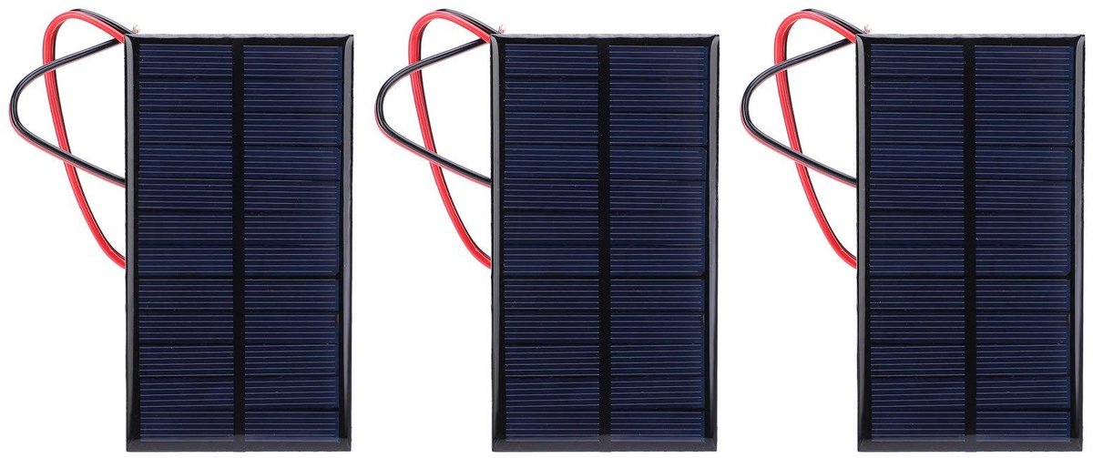 Dailygoody - Mini-zonnepaneel - Zonne-energie - Hoogwaardig - DC 6 V - Doe-het-zelf zonnepanelen - Efficiënt - Compact formaat