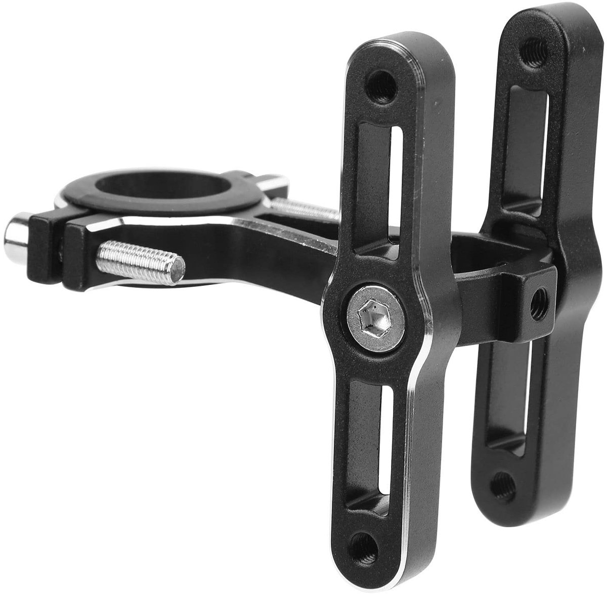 Dailygoody - Fietsflessenhouder - Aluminiumlegering - Duurzaam en sterk - Compact formaat - Multifunctionele adapter - Geschikt voor fietsen - Model