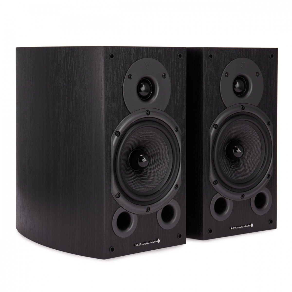 Wharfedale Diamond 9.1 boekenplankmodel luidspeakers (Paar), zwart