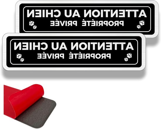 Beveiligingscamera Paneel Set, 2 Stuks voor Privéterrein, 19 × 5 cm, Geschikt voor Binnen/Buiten, Aluminium, Video Bewaking, Alarm Systeem, Stickers Inbegrepen — afbeelding 4
