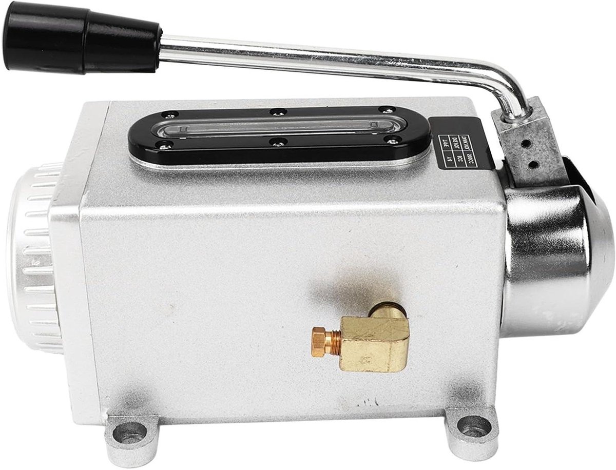 Handmatige Smeerpomp - Oliepomp Pomp - Machine Onderhoud - Hoge Druk - 500cc Reservoir - Grijs