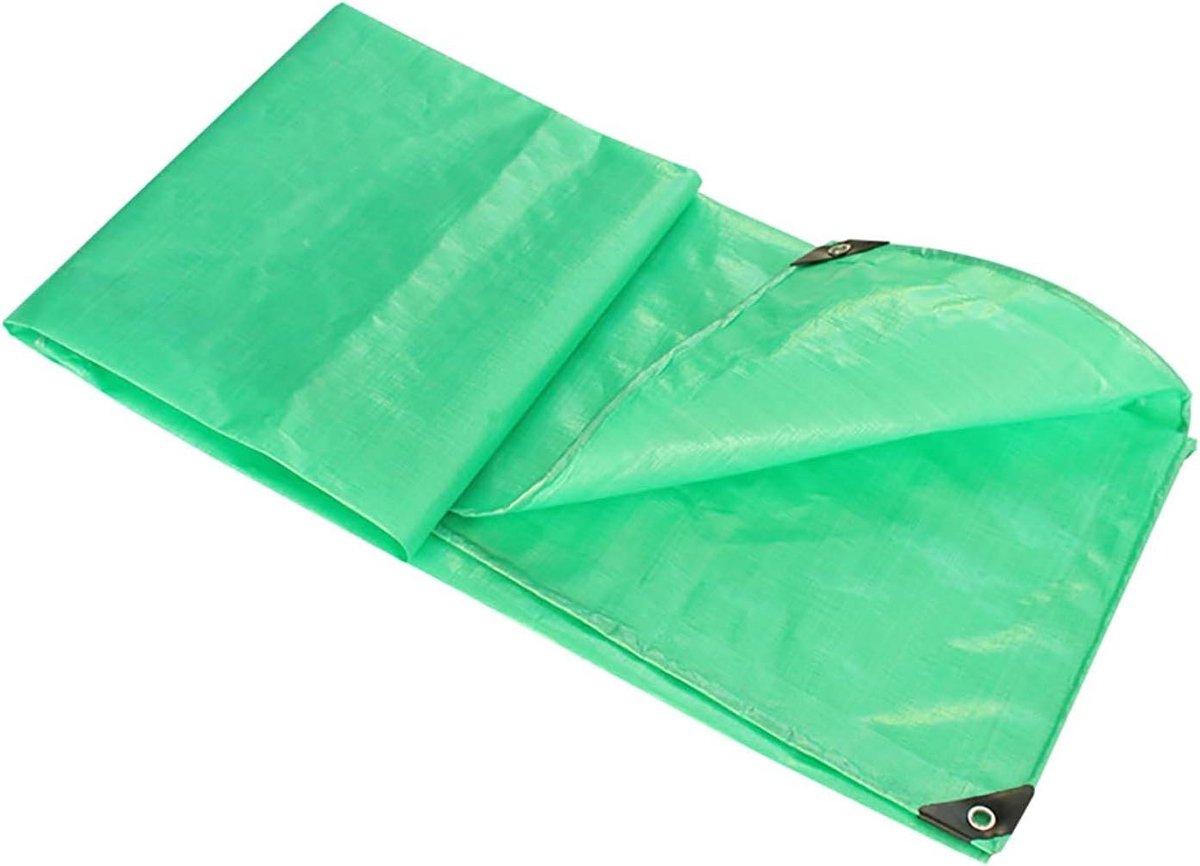 Waterdicht Zeil - Afdekzeil Tuin - Bescherming Buiten - Versterkte Hoeken - 200 x 400 cm - Groen