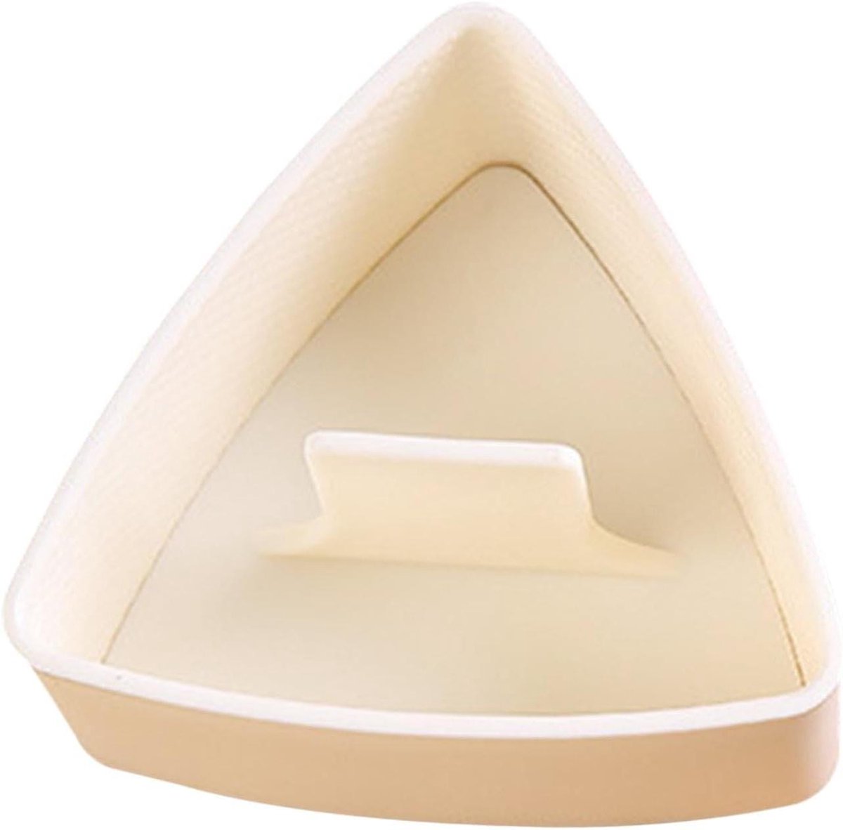 Onigiri vorm - Rijstbal maker - Sushi bereiden - Antiaanbak ontwerp - 85 x 4 cm - Beige